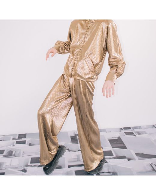 Paloma Lira Metallic Golden Night Pants