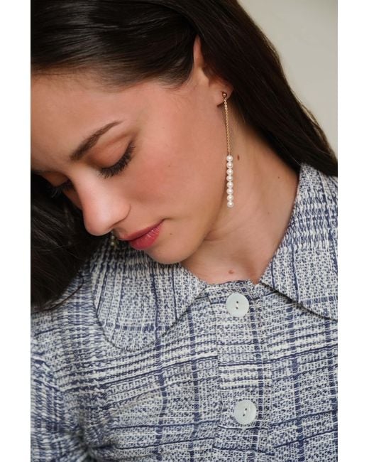 Katy Faye White Orion Earrings