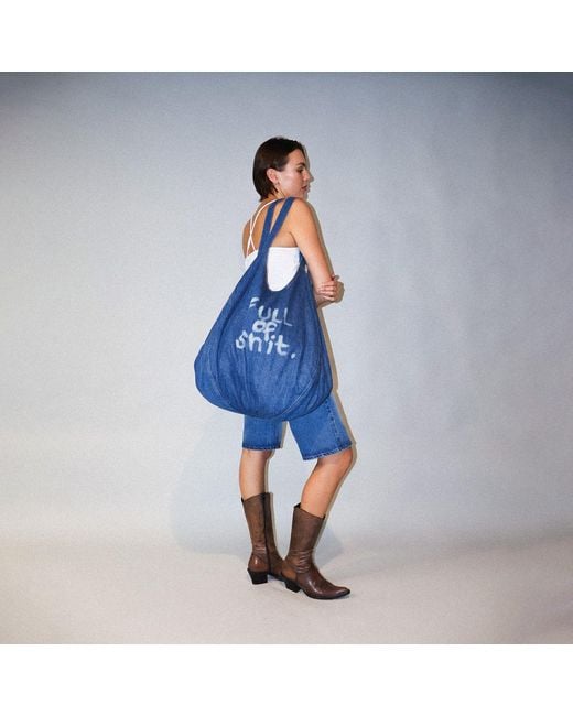Love and Nostalgia Blue Full Of Shit Bag