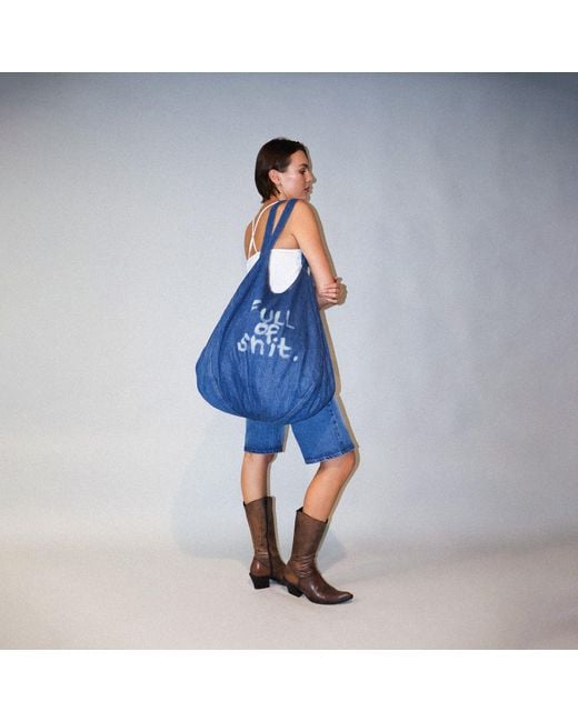 Love and Nostalgia Blue Full Of Shit Bag