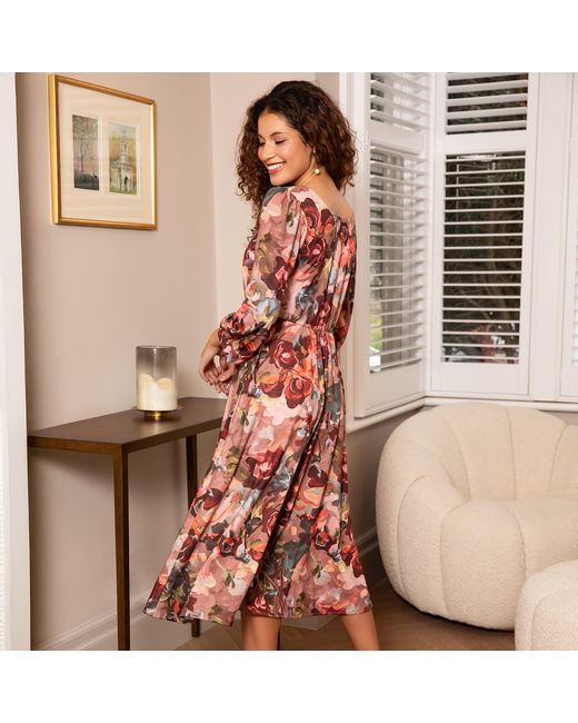 Alie Street London Red Charlie Midi Dress