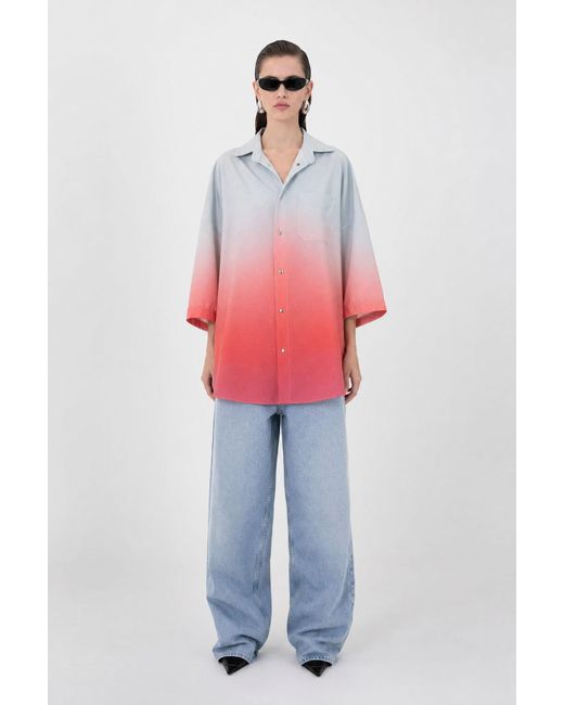 mysimplicated Multicolor Sunset Short Sleeve Shirt W