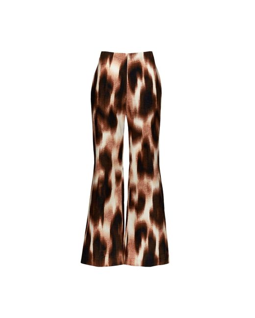 Justin Tong Brown Neutrals Rhea Cotton Pant