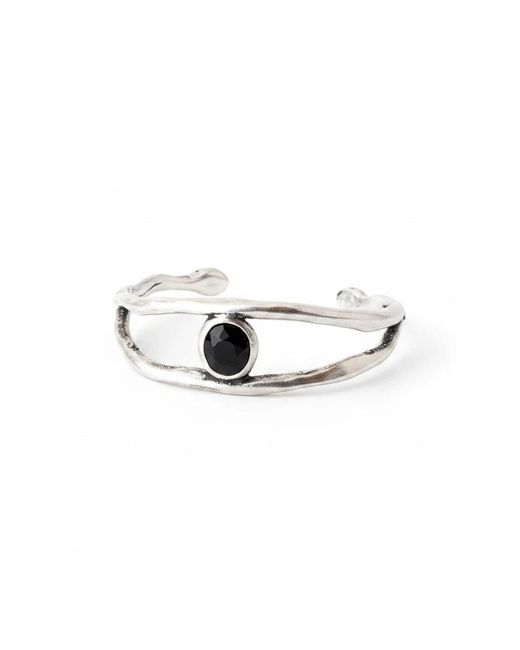 By Virgo White Noir Bracelet