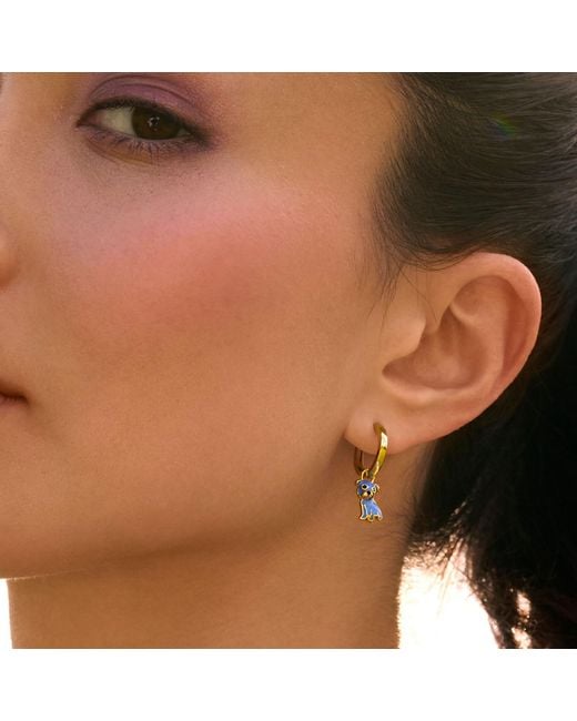 Cloud Haven Metallic Pit Bull Hoops