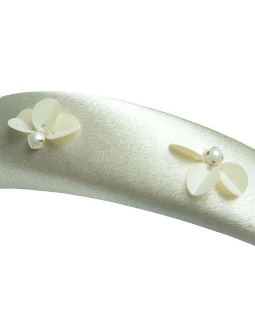 2KStyle Green Neutrals Sabrina Sequins Hand-Embellished Satin Padded Headband