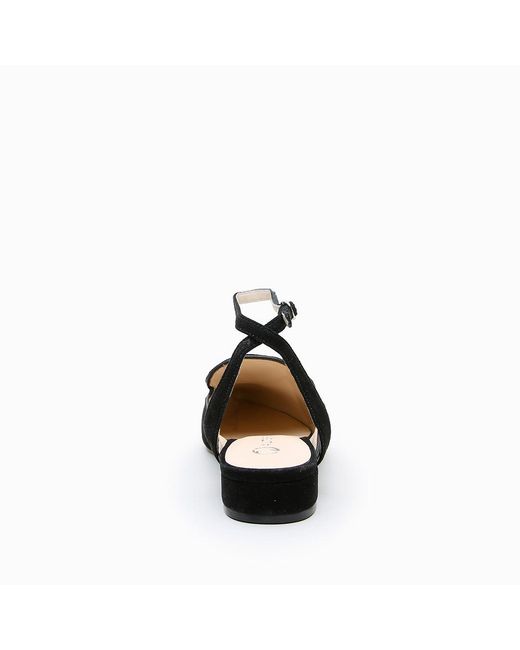 Alterre Black Suede Marilyn Pointed Loafer
