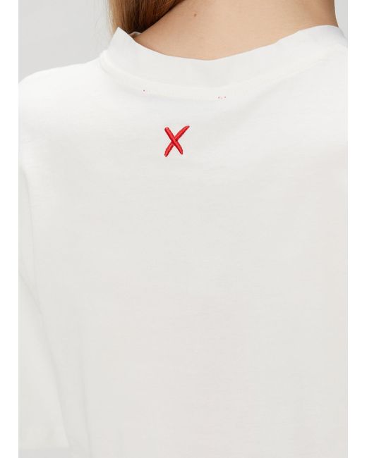 Pcfg White Pure Cotton Oversized Crop Top