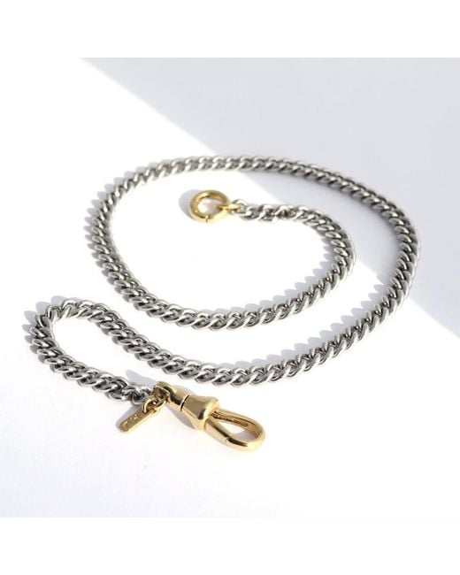 Hye Jane Jewelry Metallic Jett Two Toned Convertible Curb Chain