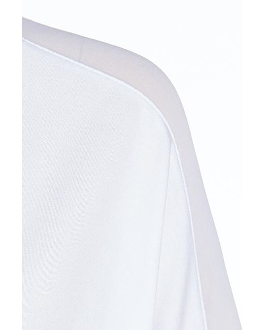 Conquista White Button Placket Top