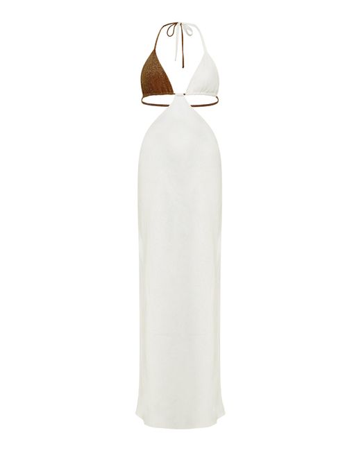Soirée Miami Beach White Danielle Dress