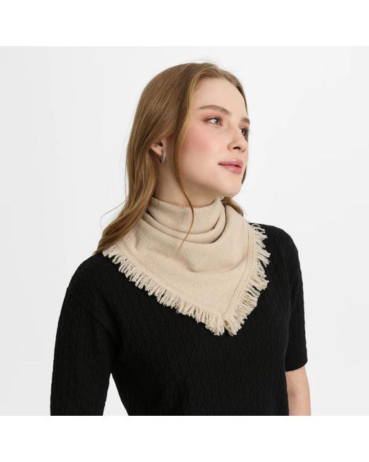 Mohair&Angora Natural Wool Foulard Caria