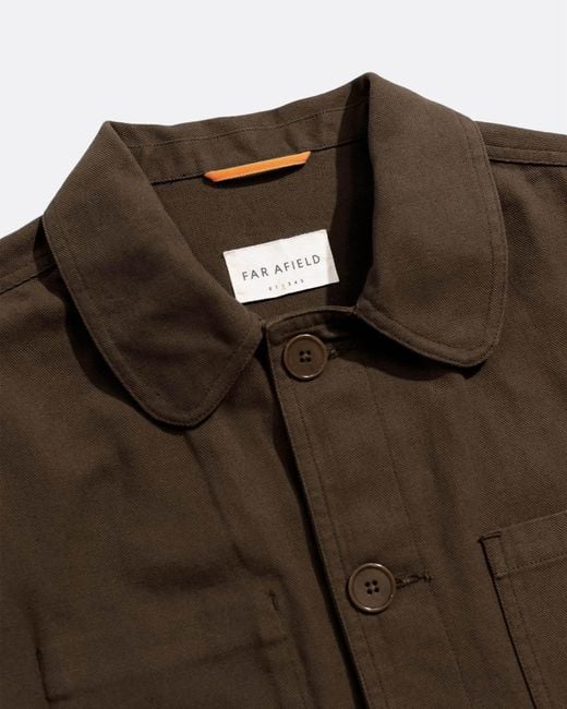 Far Afield Brown Station Jacket for men