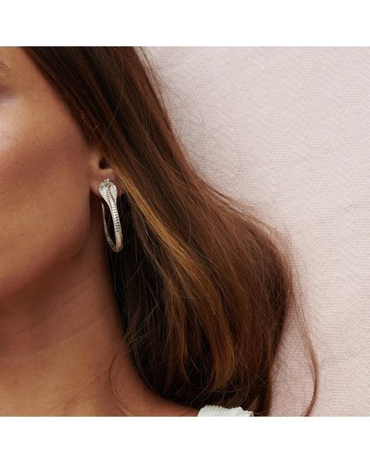 Zoe & Morgan Metallic Protect Me Hoops
