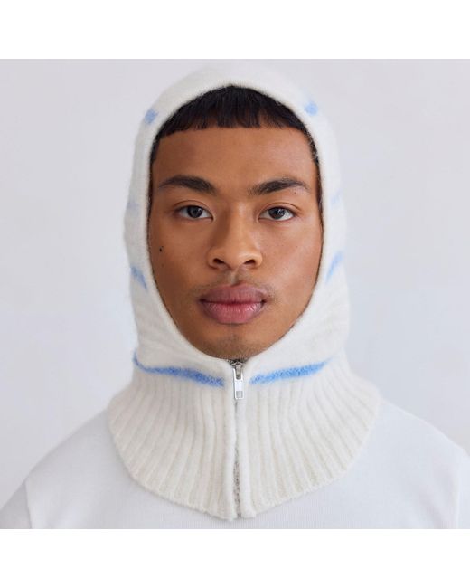 Arctic Fox & Co. White The Alpaca Zip Balaclava