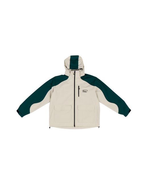 FELLA SWIM Green Panel Tech Jacket for men