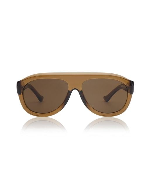 A.Kjærbede Brown Rio Sunglasses Smoke Transparent