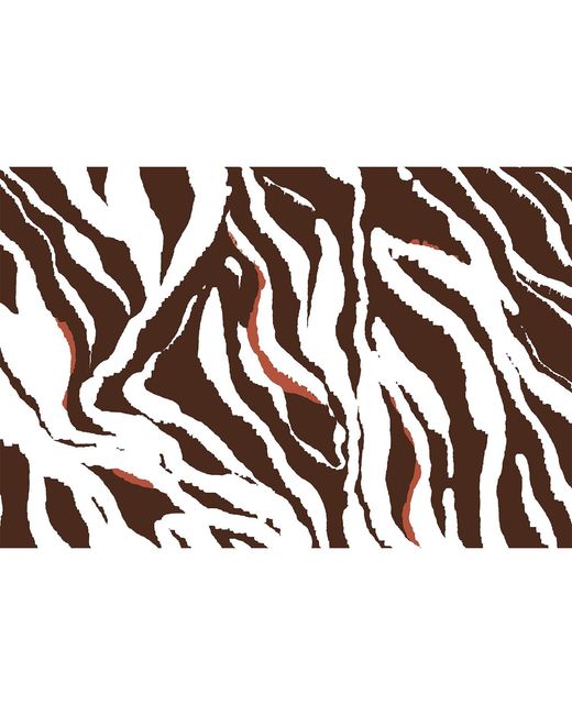 DHARA SHETH DUBAI Multicolor Into The Wild Zebra Print Resort Halter-Style Sarong