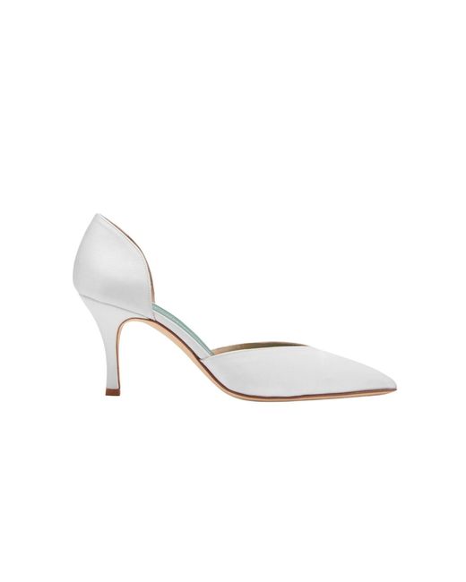 Florrie White Salon D'Orsay Pump Satin