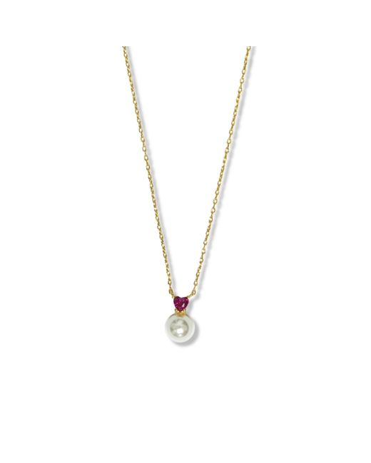 Argento Vivo Metallic The Scarlette Pearl Necklace