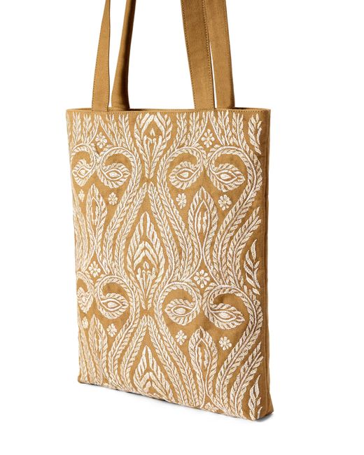 Jodi Lee Natural Neutrals All That Jazz Shopping Bag Taupe