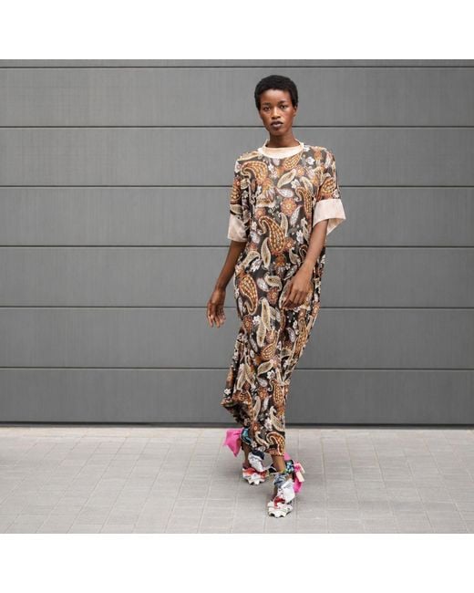 Miro Misljen Natural Nomad Paisley Maxi Dress