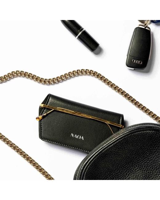 Naoa Black Slim Glasses Case