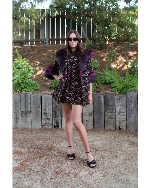 Jennafer Grace Red Penelope Swing Coat