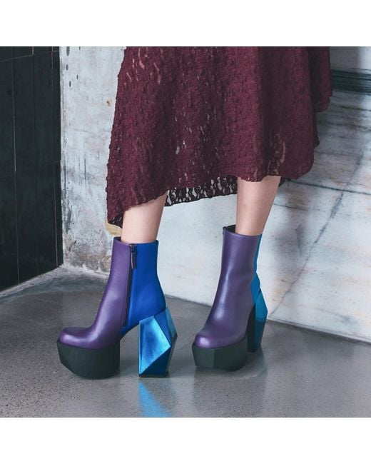 United Nude Purple Stage Boot