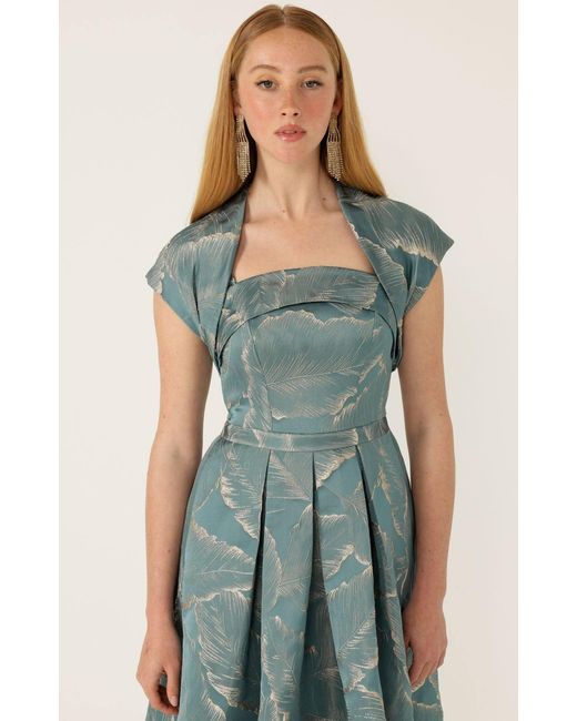 SACHA DRAKE Green Atelier Bolero & Gown Set