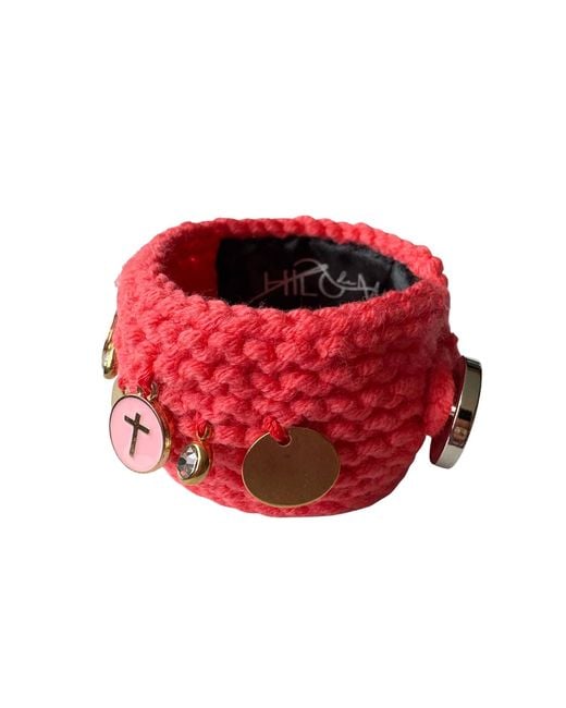 Hilo De Mar Red Vieira Narrow Bracelet