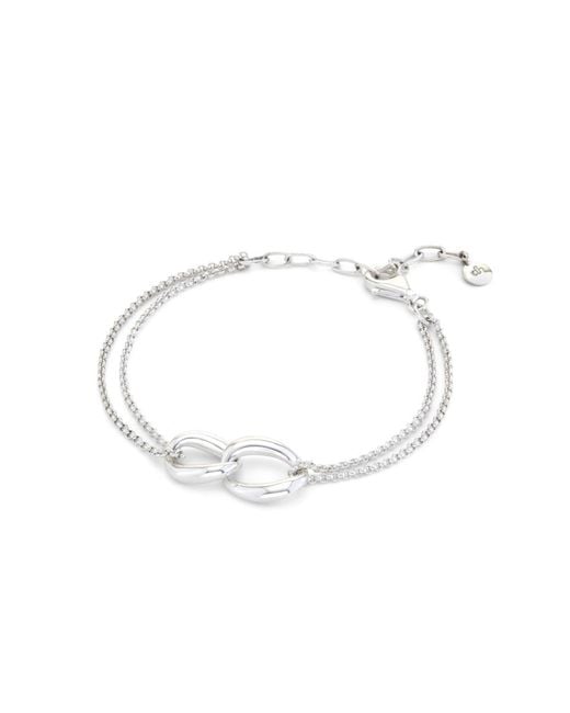 Dinny Hall Metallic Wave Double Link Bracelet
