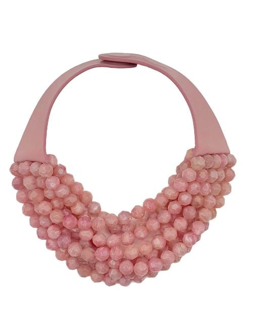 Fairchild Baldwin Red Bella Antique Rose Necklace