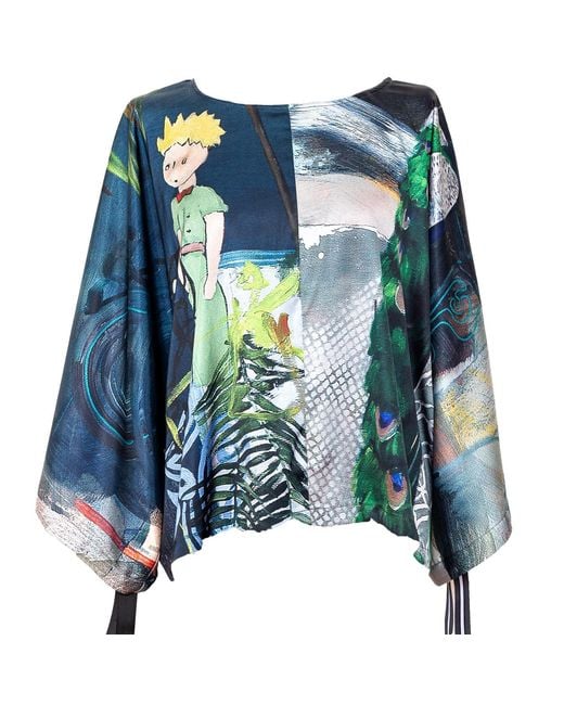 ARTISTA Blue Forest Blouse