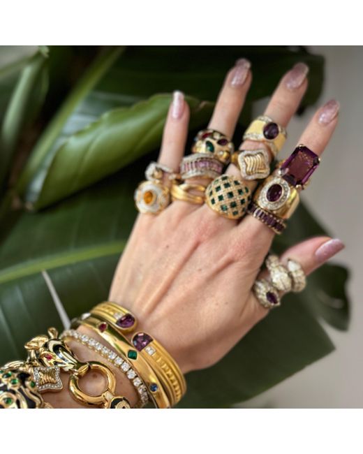 Laura Gray Metallic Over Sterling Snake Ring
