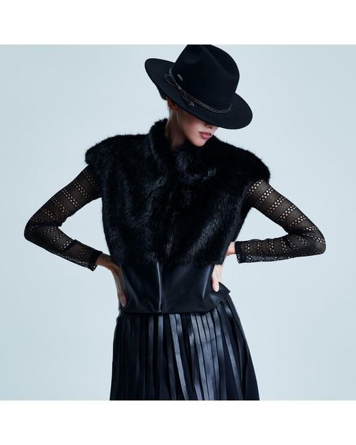 SNIDER Black Biscuit Long Sleeve Top