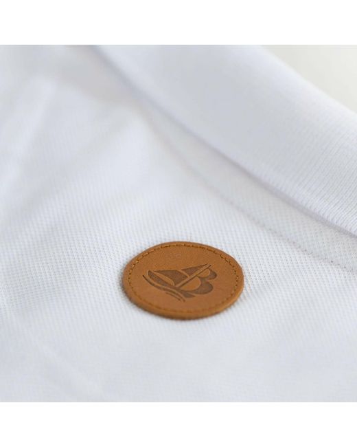 Arthur Beale White Polo Shirt for men