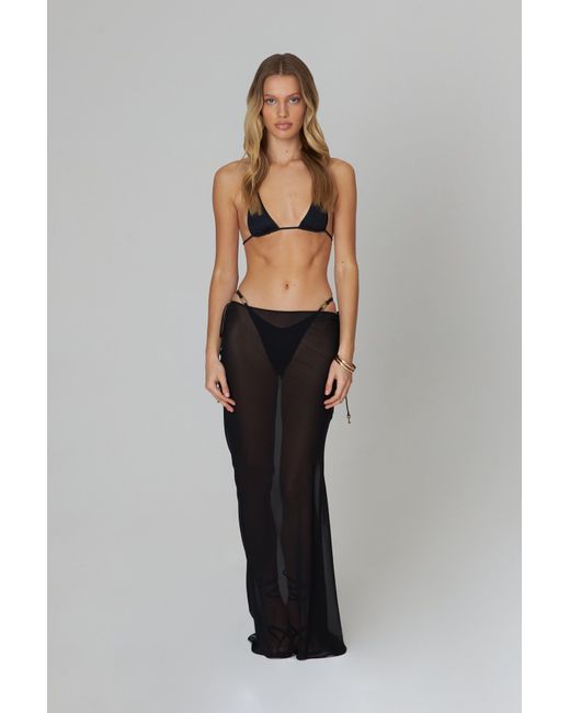 Bianca Resortwear Gray Kira Maxi Skirt