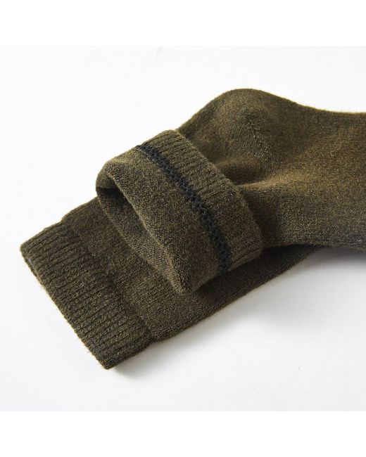 Soft Strokes Silk Green Wool Quarter-Length Socks Set Of Two