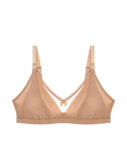 Journelle Natural Neutrals Victoire Maternity Wireless Bra Praline