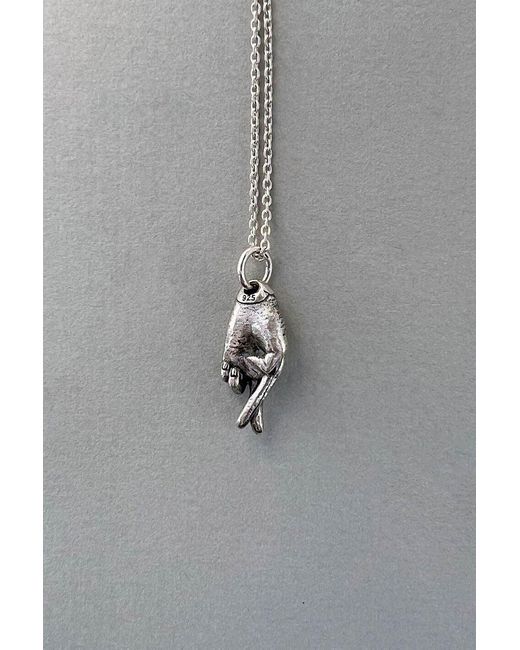 Astor & Orion Metallic Good Luck Charm Necklace Sterling