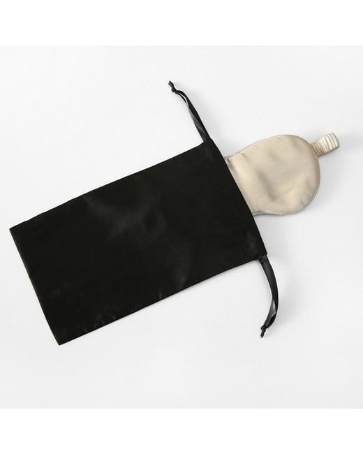 Soft Strokes Silk Natural Neutrals Pure Mulberry Aviator Style Silk Eye Mask Set Of Two
