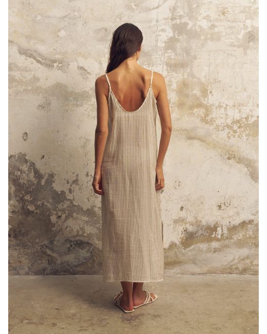 The Handloom White Yaz Dress