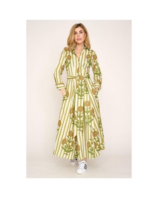 At Last Yellow Cotton Marigold Dress
