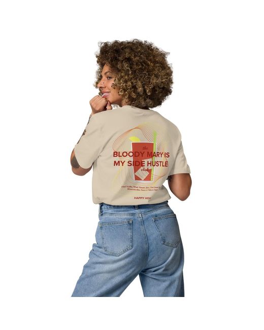 Anchor and Crew Natural Bloody Mary Graphic Organic Cotton Tee