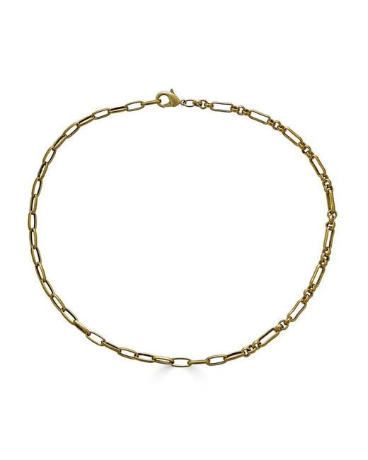 Loni Paul Jewelry Metallic Mixed Link Short Layering Chain