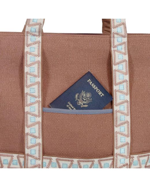Sidney Byron Brown Suncatcher Daytripper Tote & Pouch