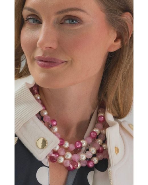 Fairchild Baldwin Pink Gisella Blush Necklace