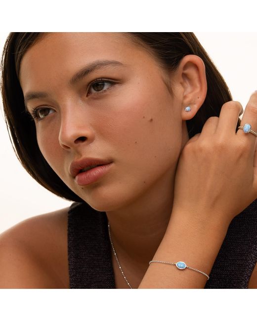 Dower & Hall Blue Opal Tutti Frutti Chain Bracelet