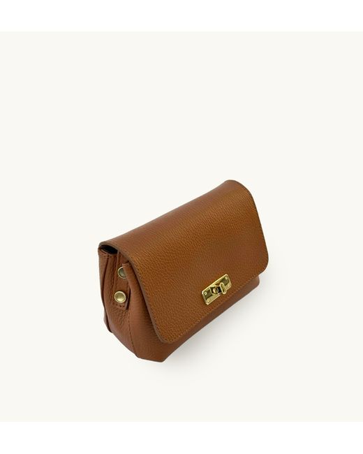Apatchy London Brown The Maisie Mini Tan Leather Bag